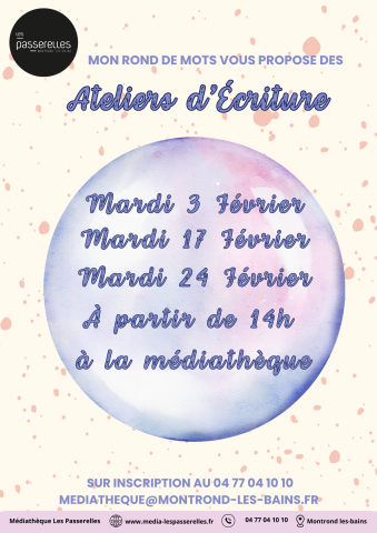 Ateliers d'écriture 