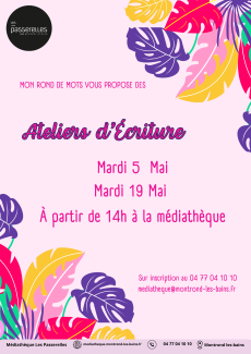 ateliers écriture 